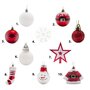 Voir la diapositive 4 : WERKAPRO Décoration de sapin rouge  70 pcs