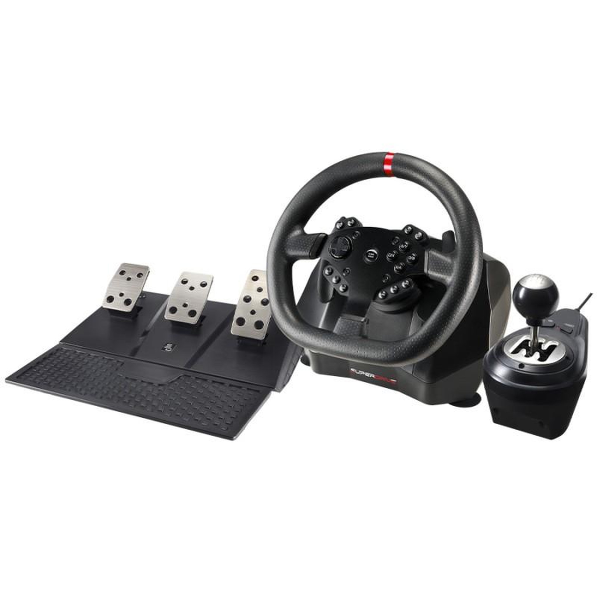 Subsonic Volant pédalier levier de vitesse manuel rotation 900 Superdrive GS950-X pour Xbox Serie X PS4