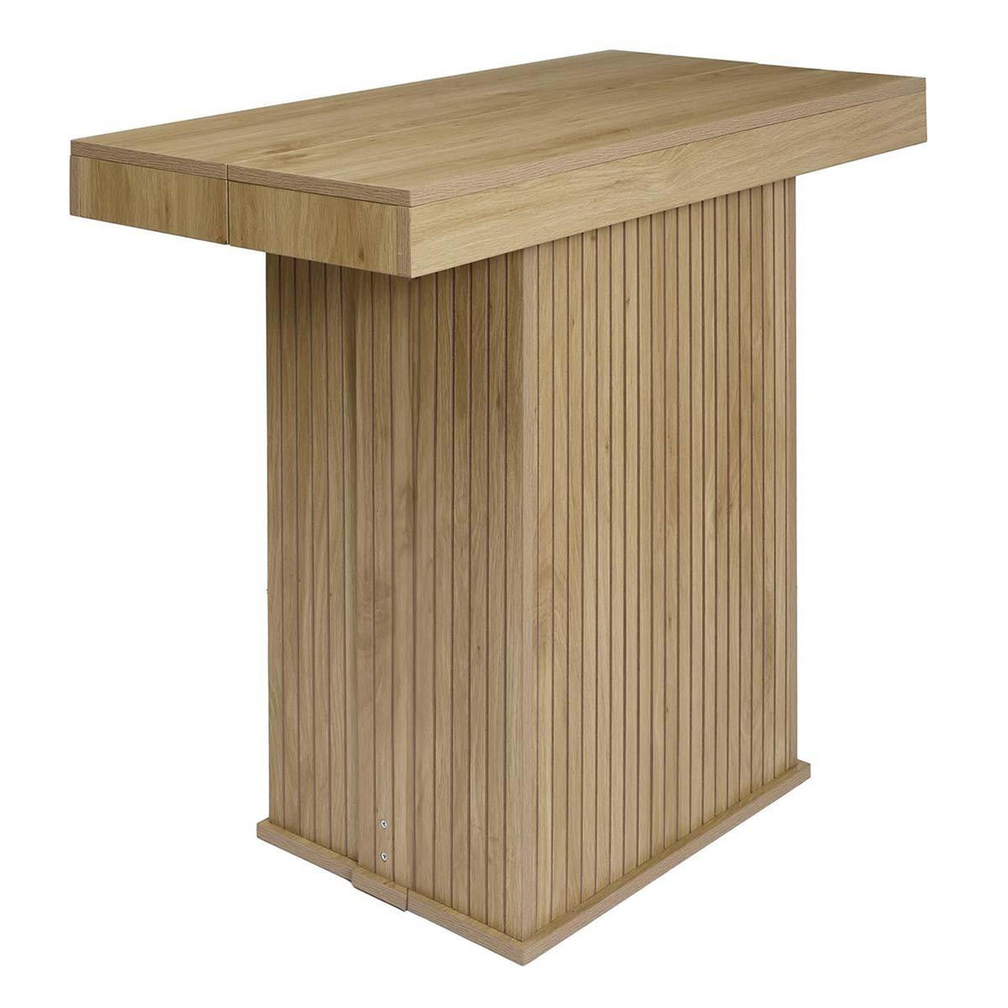 The Home Deco Factory Console table extensible  klaus  47-235cm marron