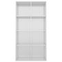 Voir la diapositive 4 : VIDAXL Bibliotheque/Buffet Blanc brillant 66x30x130 cm Bois ingenierie