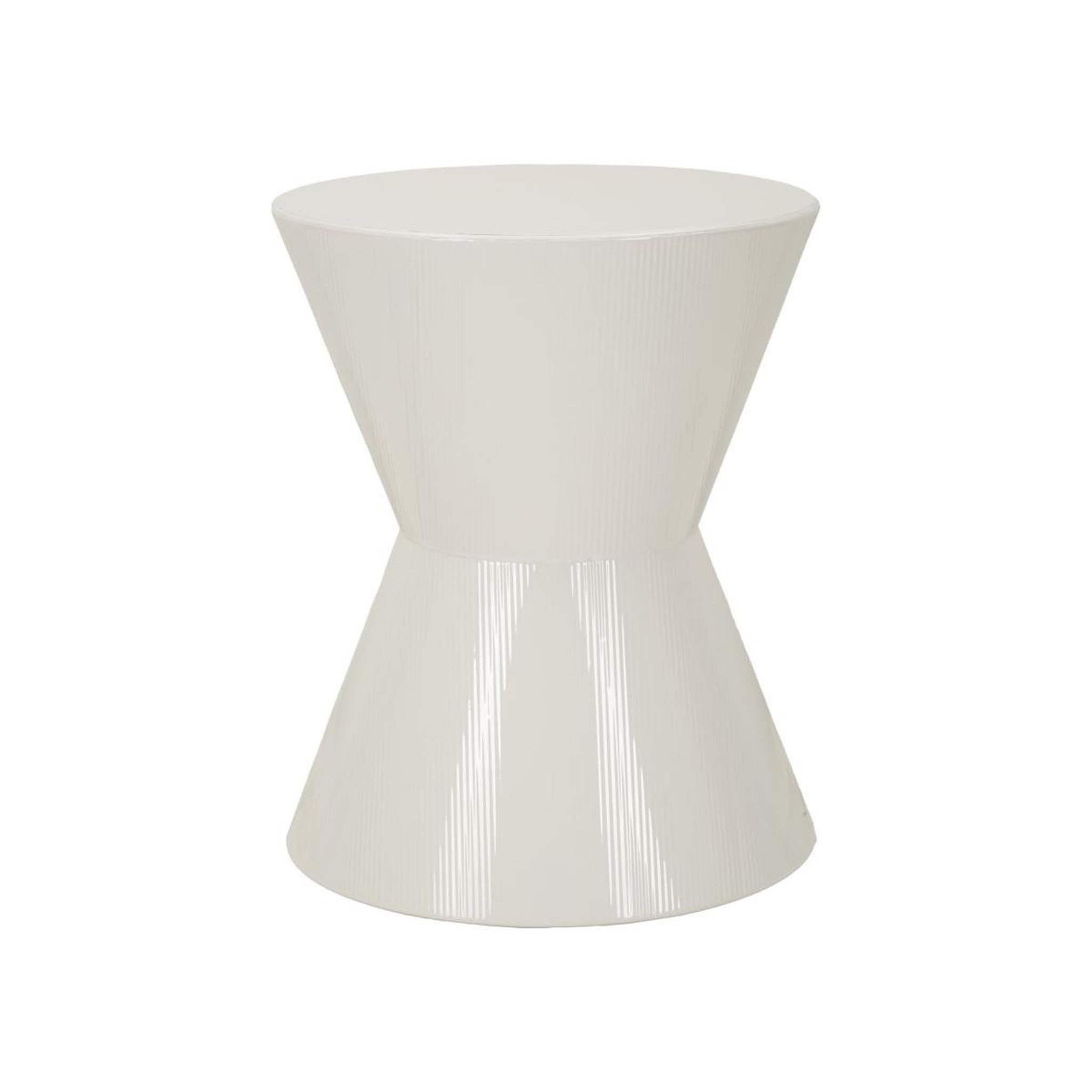 Paris Prix Table d'appoint en métal  oyo  55cm blanc
