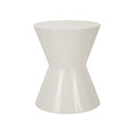 Paris Prix Table d'Appoint en Métal  Oyo  55cm Blanc