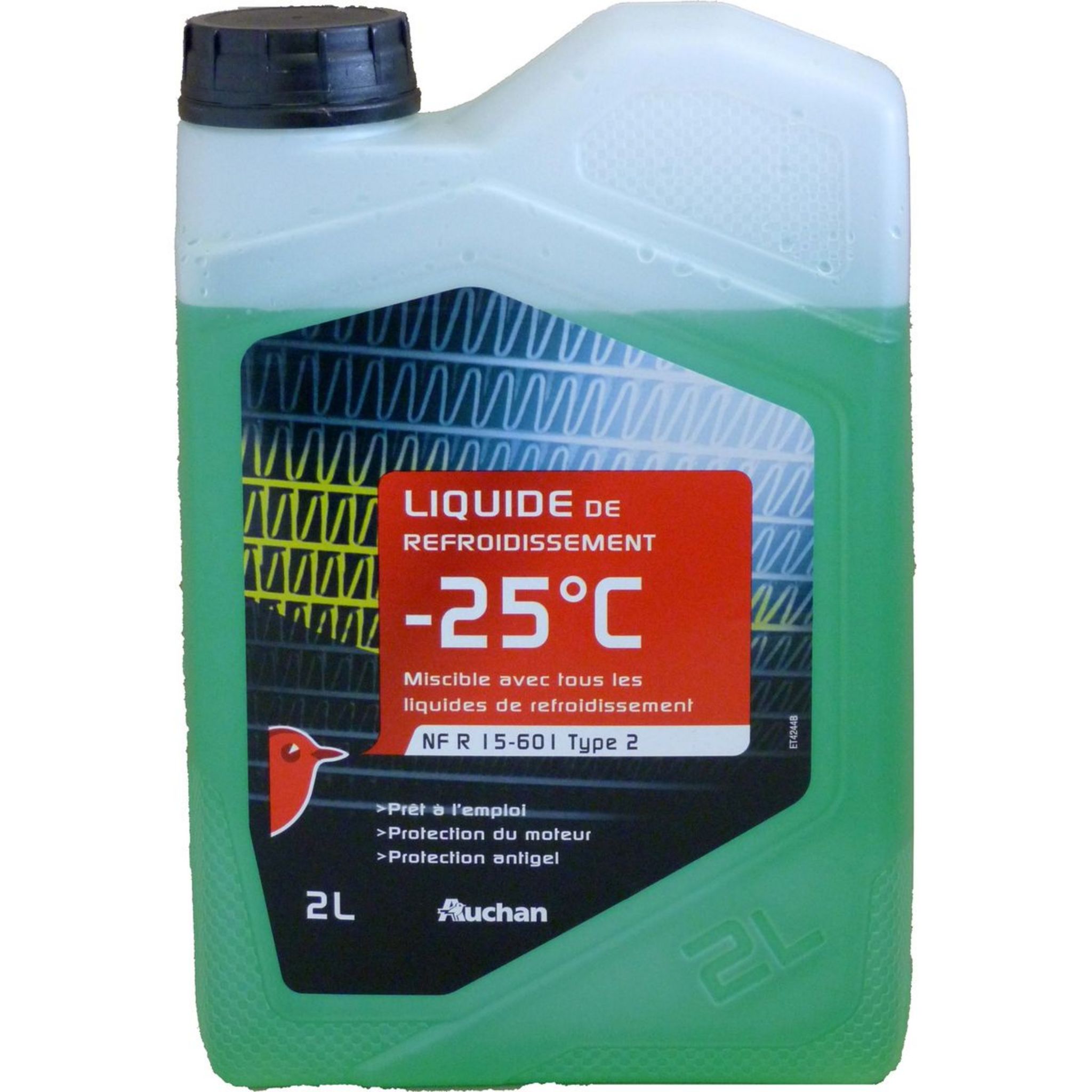 AUCHAN Liquide de refroidissement -25° 2l 2l