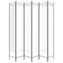 Voir la diapositive 4 : VIDAXL Cloison de separation 6 panneaux Blanc 240x220 cm Tissu
