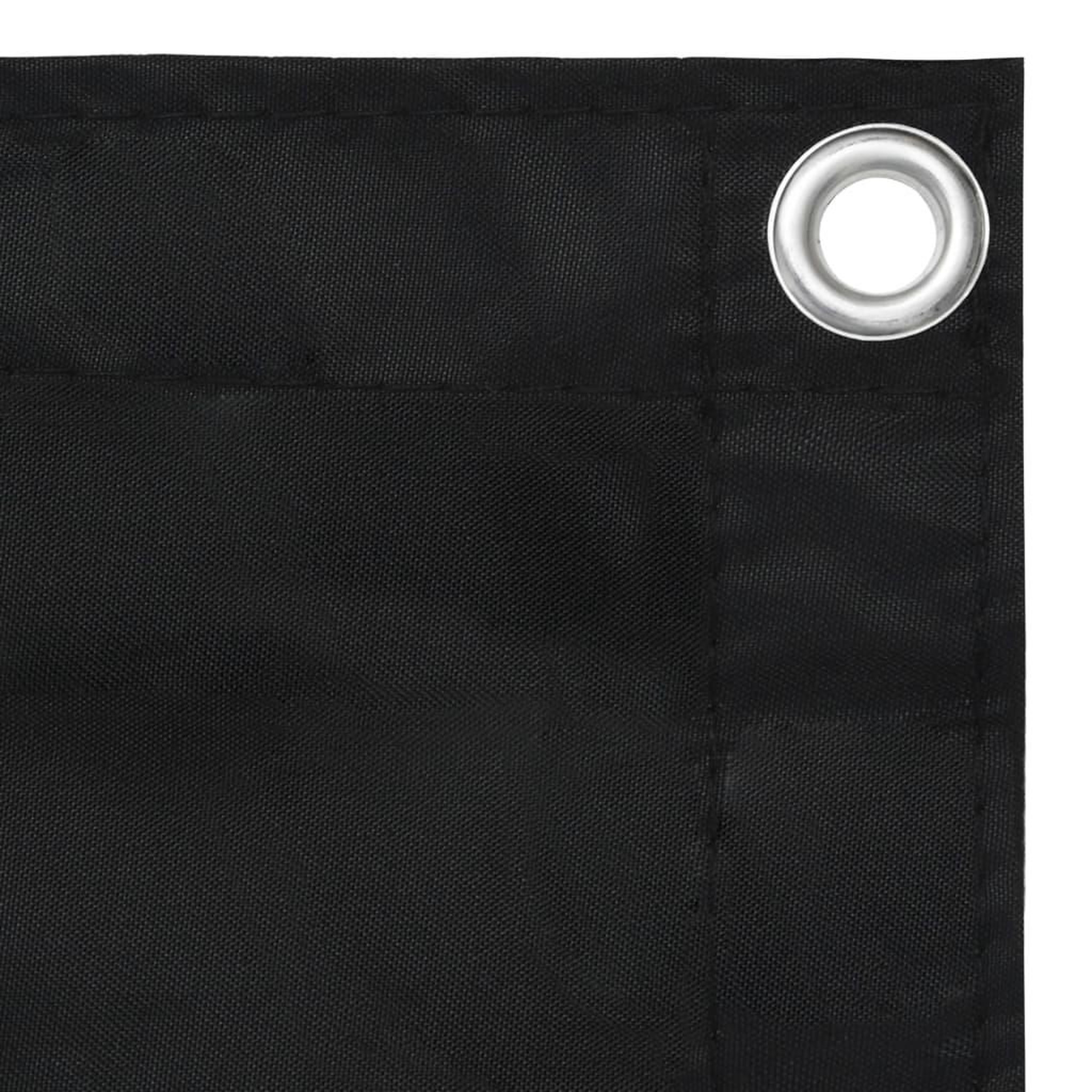 Voir la diapositive 3 : VIDAXL Ecran de balcon Noir 120x600 cm Tissu Oxford