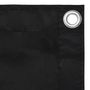 Voir la diapositive 3 : VIDAXL Ecran de balcon Noir 120x600 cm Tissu Oxford