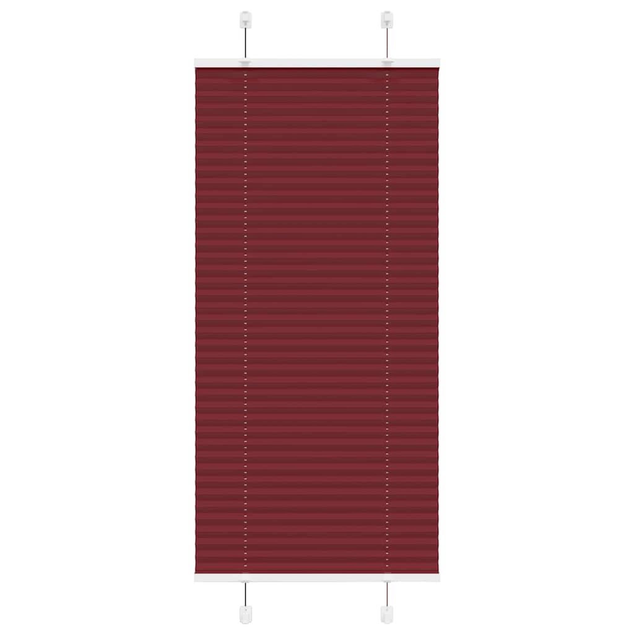 VIDAXL Store plisse rouge bordeaux 65x150 cm largeur du tissu 64,4 cm