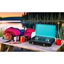 Voir la diapositive 4 : INTEC Plaque de cuisson gaz portable 2 feux 2350W Table de Cuisson Butane/Propane Bruleurs inox Couvercle amovible INTEC