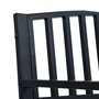 Voir la diapositive 5 : VIDAXL Banc de jardin 125 cm Noir Acier