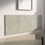 Voir la diapositive 4 : VIDAXL Tete de lit murale Gris beton 240x1,5x80 cm Bois d'ingenierie