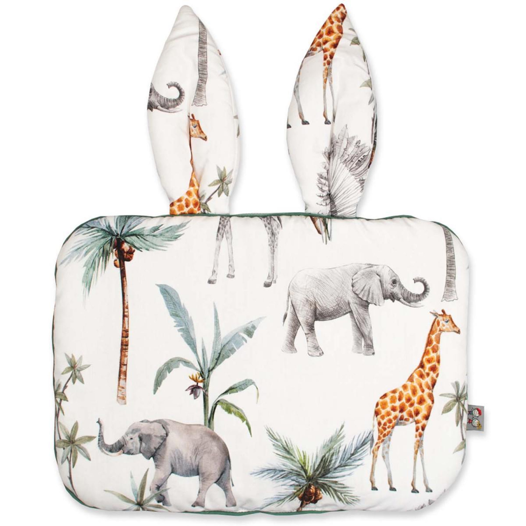 SEVIRA KIDS Oreiller extra plat lapin- Safari lapin- safari