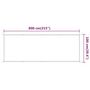 Voir la diapositive 6 : VIDAXL Auvent vertical Anthracite 100x800 cm Tissu oxford