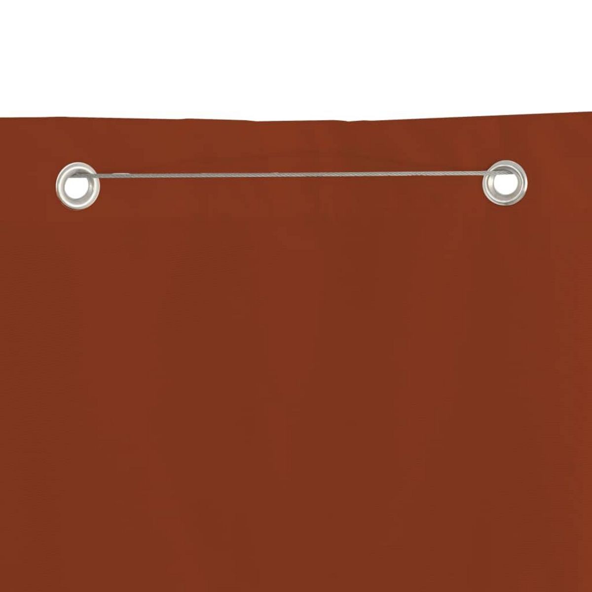 VIDAXL Ecran de balcon Terre cuite 80x240 cm Tissu Oxford