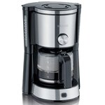 SEVERIN Cafetière filtre 10 tasses 1000w inox/noir - ka4825