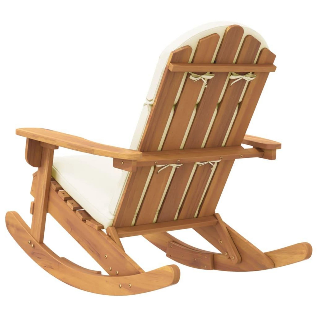 VIDAXL Chaise a bascule Adirondack avec coussins bois massif d'acacia