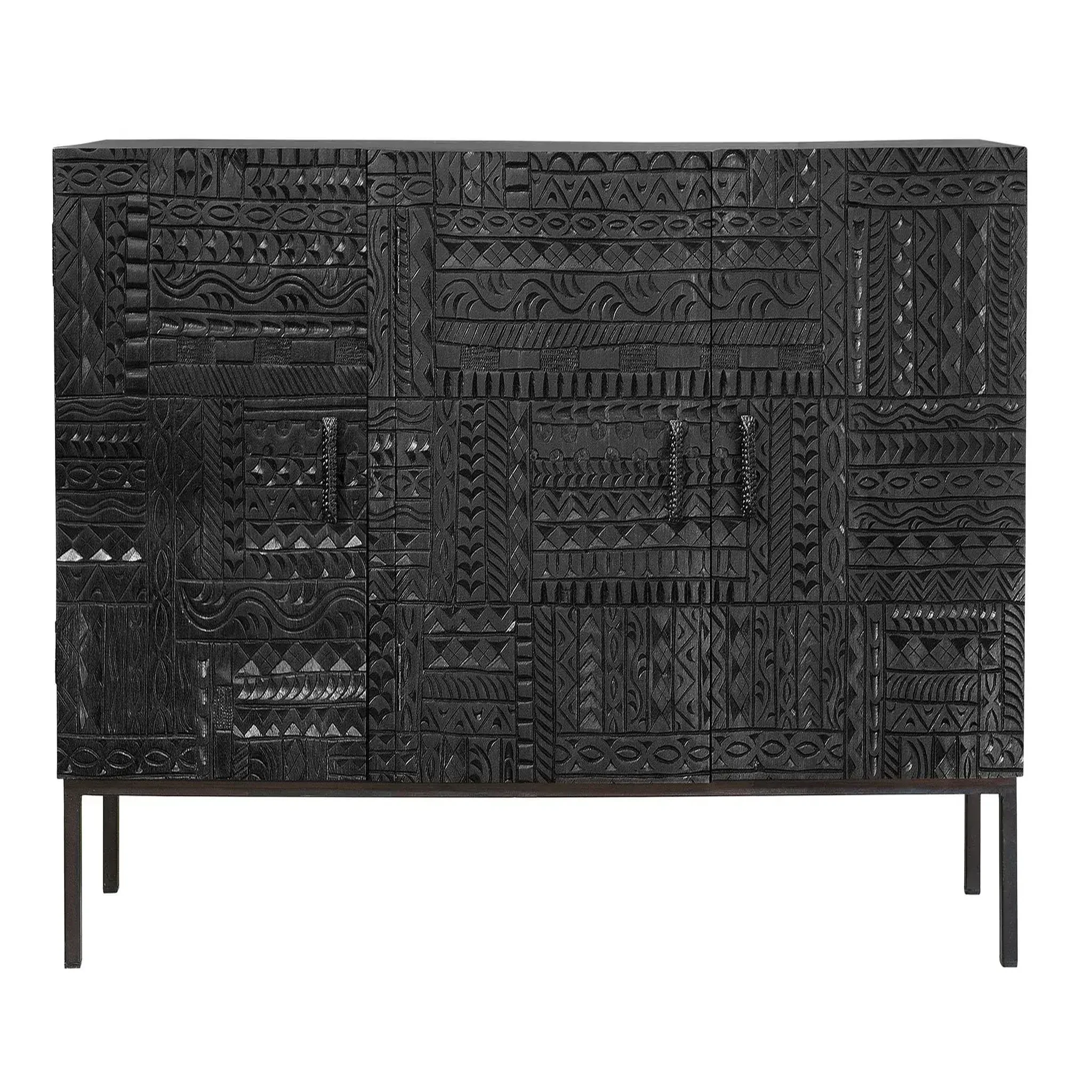 GINER Y COLOMER SL Buffet en bois de manguier 150cm style ethnique