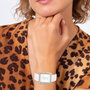 Voir la diapositive 2 : SC CRYSTAL Montre Marwa élégante SC Crystal ornée de 72 cristaux scintillants