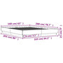Voir la diapositive 6 : VIDAXL Cadre de lit avec LED sans matelas sonoma gris 160x200 cm