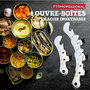 Voir la diapositive 2 : FM PROFESSIONAL Lot de 4 ouvre-boites FM Professional