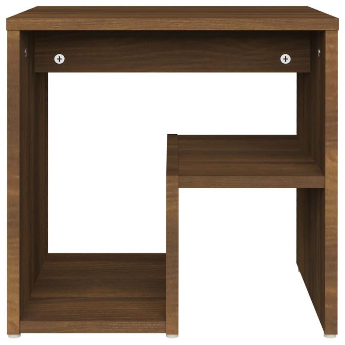 VIDAXL Table de chevet Chêne marron 40x30x40 cm Bois d ingénierie