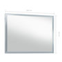 Voir la diapositive 6 : VIDAXL Miroir mural a LED pour salle de bains 100x60 cm