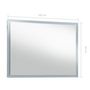 Voir la diapositive 6 : VIDAXL Miroir mural a LED pour salle de bains 100x60 cm