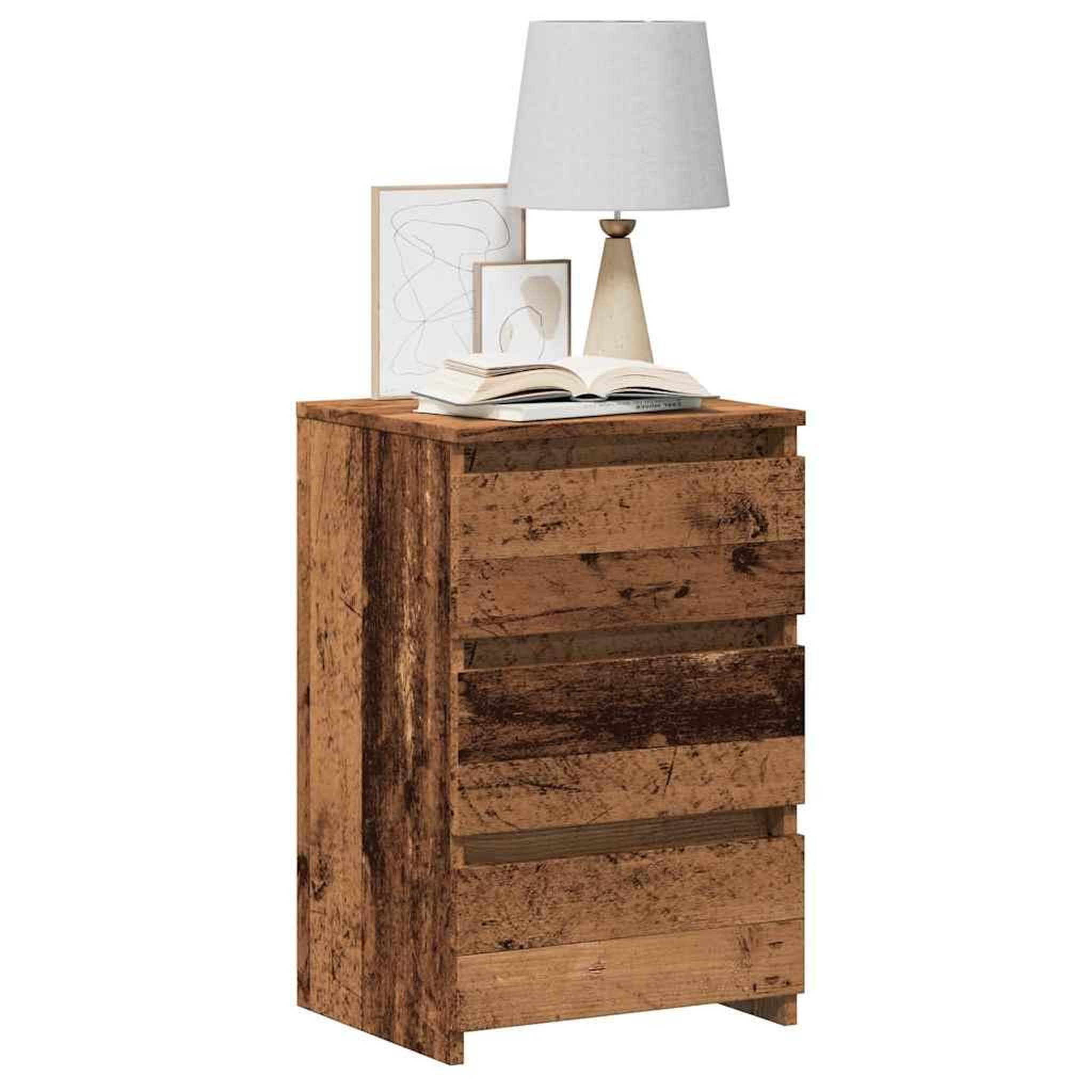 VIDAXL Table de chevet vieux bois 40x35x62,5 cm bois d'ingenierie