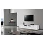 Voir la diapositive 1 : Meuble TV moderne 4 portes 2 tiroirs L200cm SORRENTE