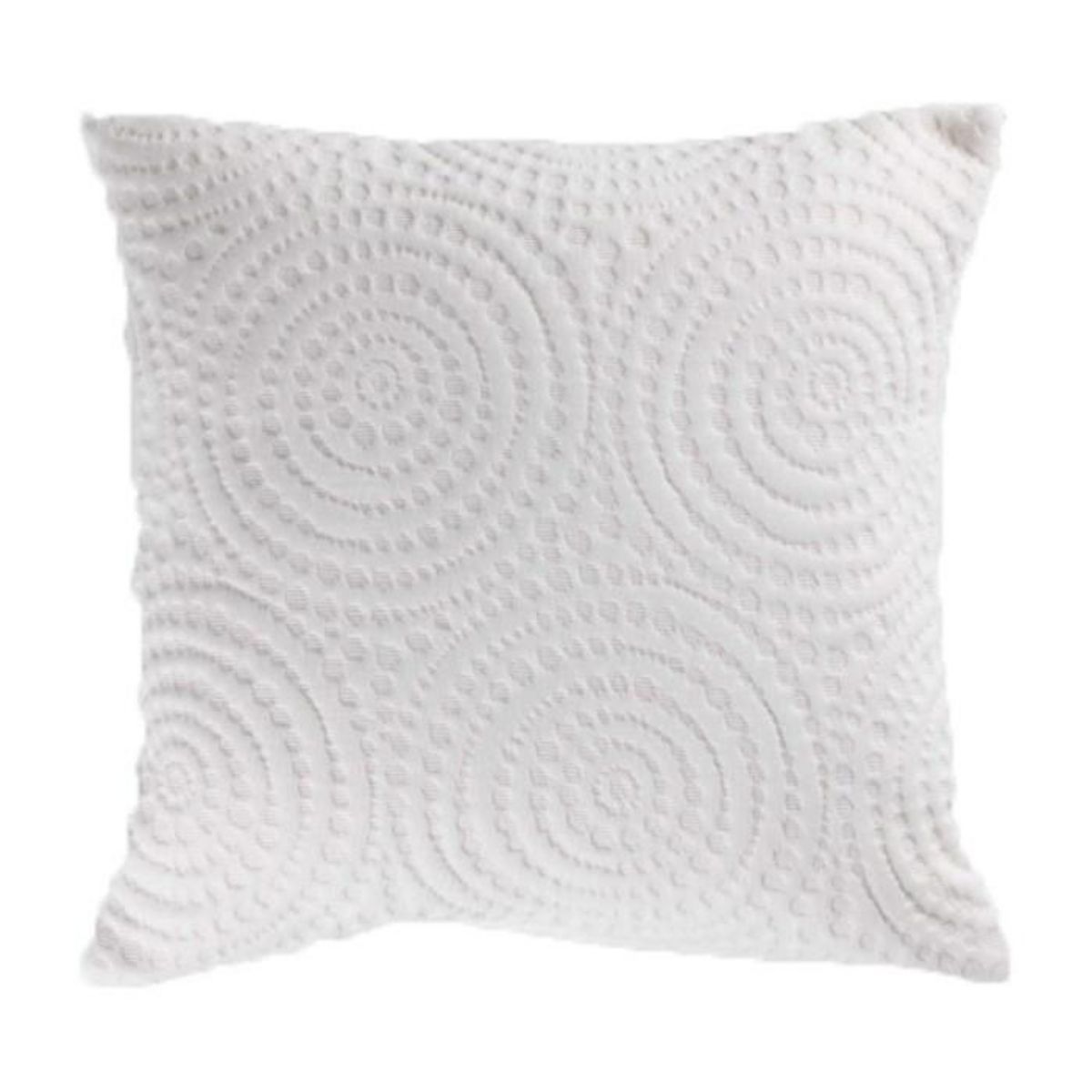 Paris Prix Housse de Coussin Jersey  Solaris  40x40cm Naturel