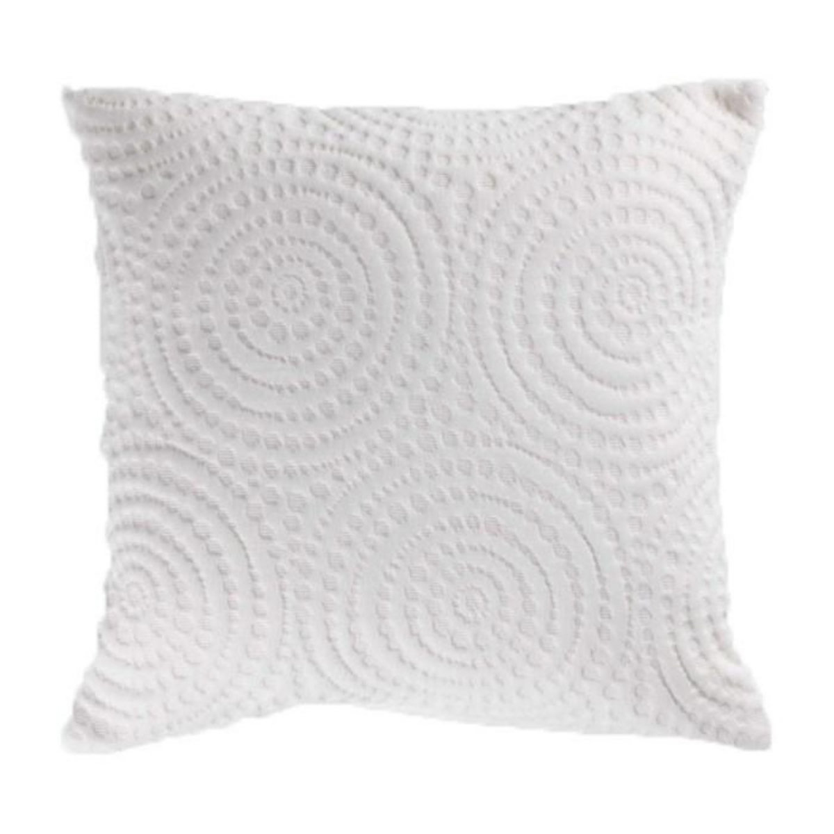 Paris Prix Housse de Coussin Jersey  Solaris  40x40cm Naturel