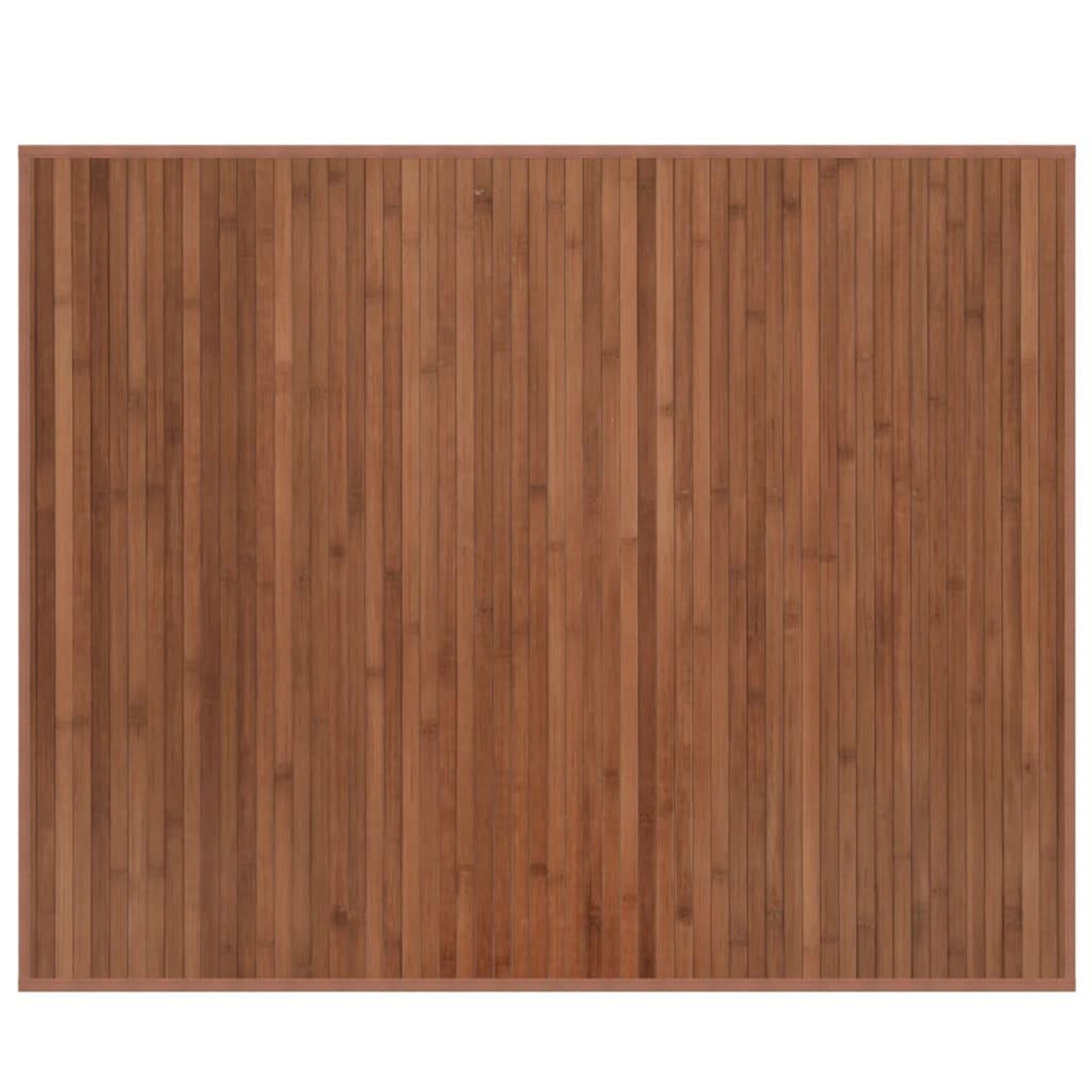 Voir la diapositive 2 : VIDAXL Tapis rectangulaire marron 80x100 cm bambou