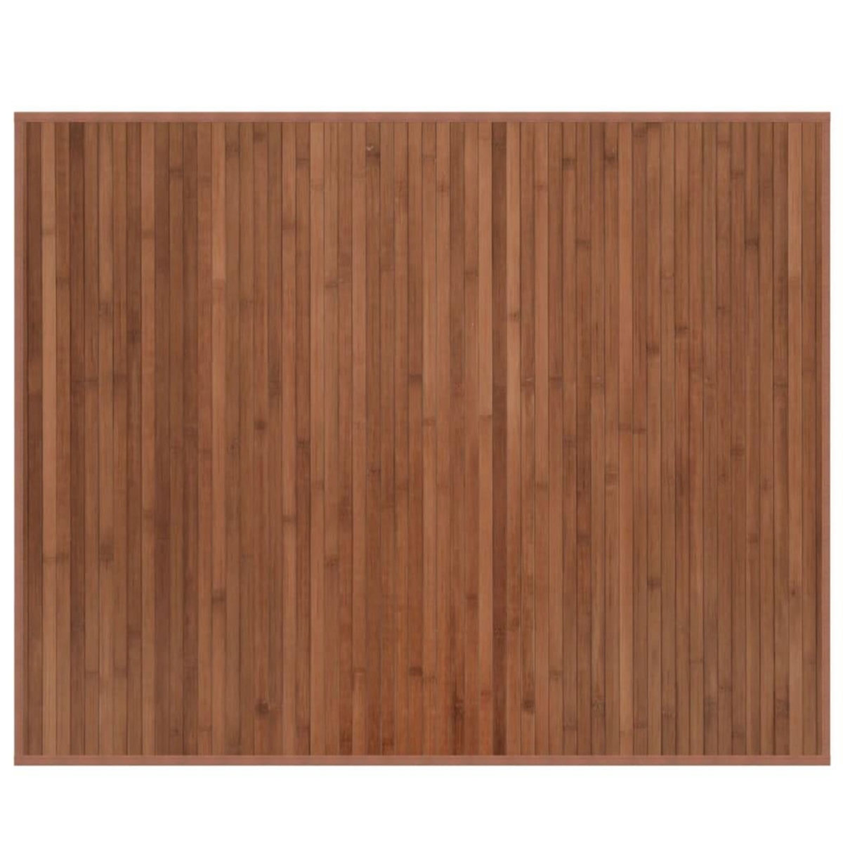 VIDAXL Tapis rectangulaire marron 80x100 cm bambou