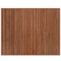 Voir la diapositive 2 : VIDAXL Tapis rectangulaire marron 80x100 cm bambou