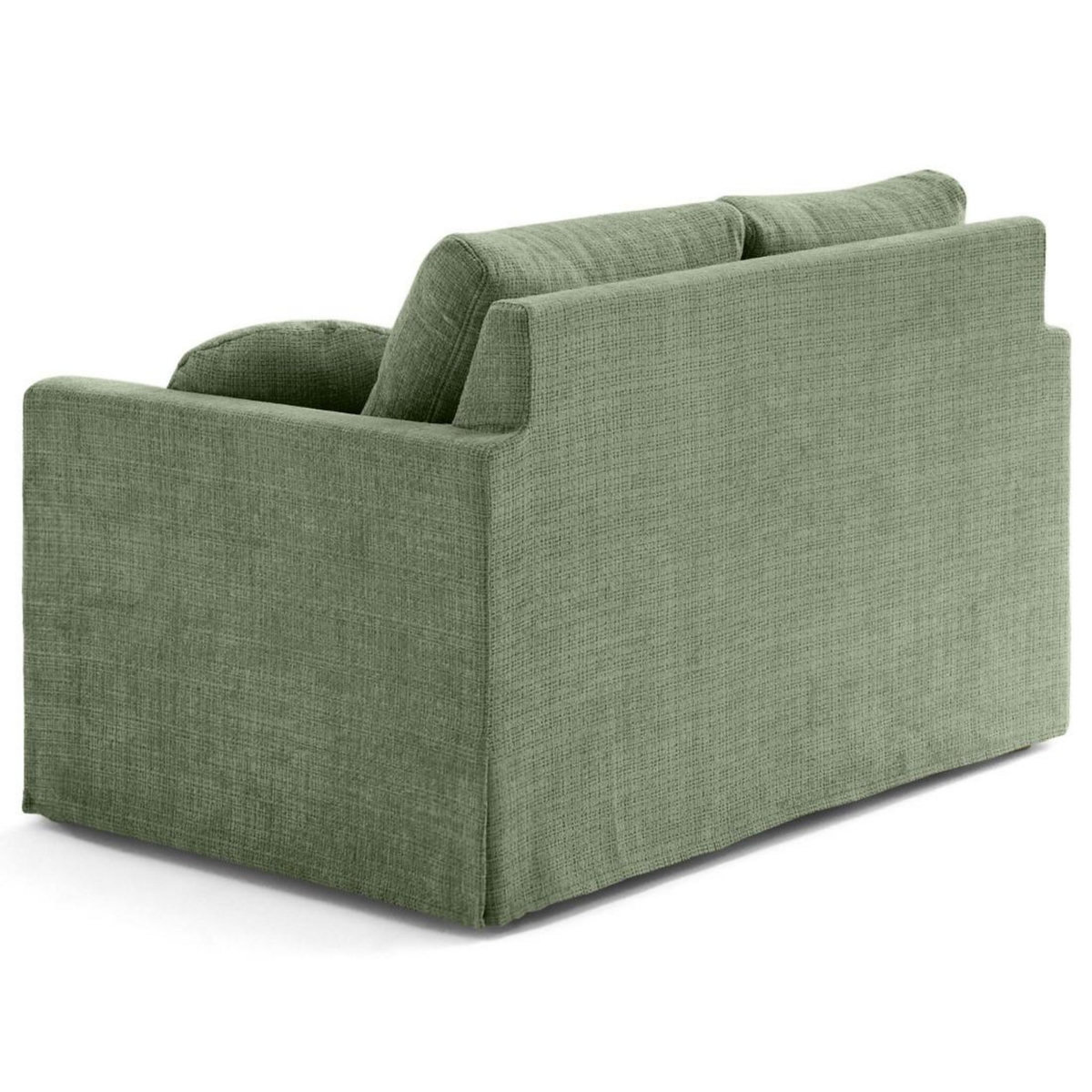 LISA DESIGN Serena - canapé droit déhoussable 2 places en velours texturé