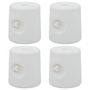 Voir la diapositive 3 : VIDAXL Poids de tonnelle 4 pcs PE Blanc