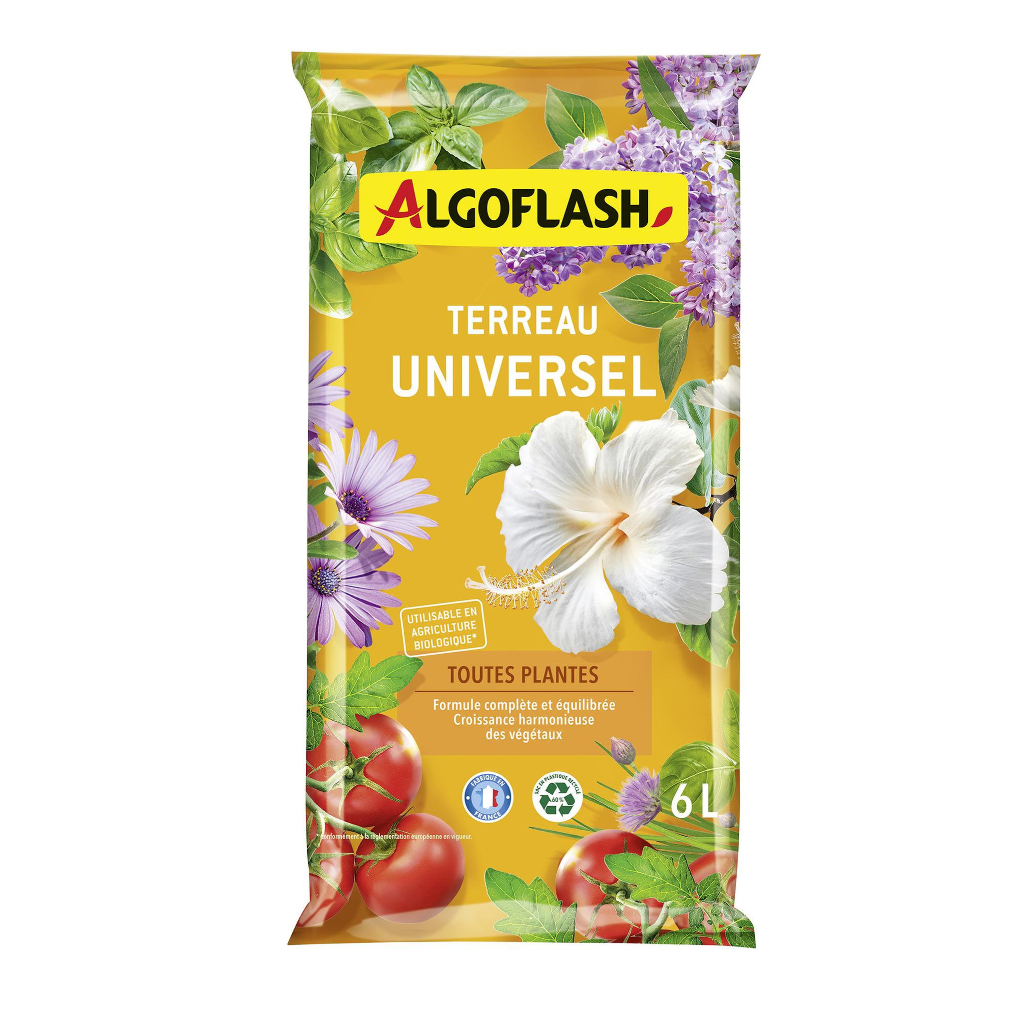 ALGOFLASH Terreau universel  6 l - algoflash