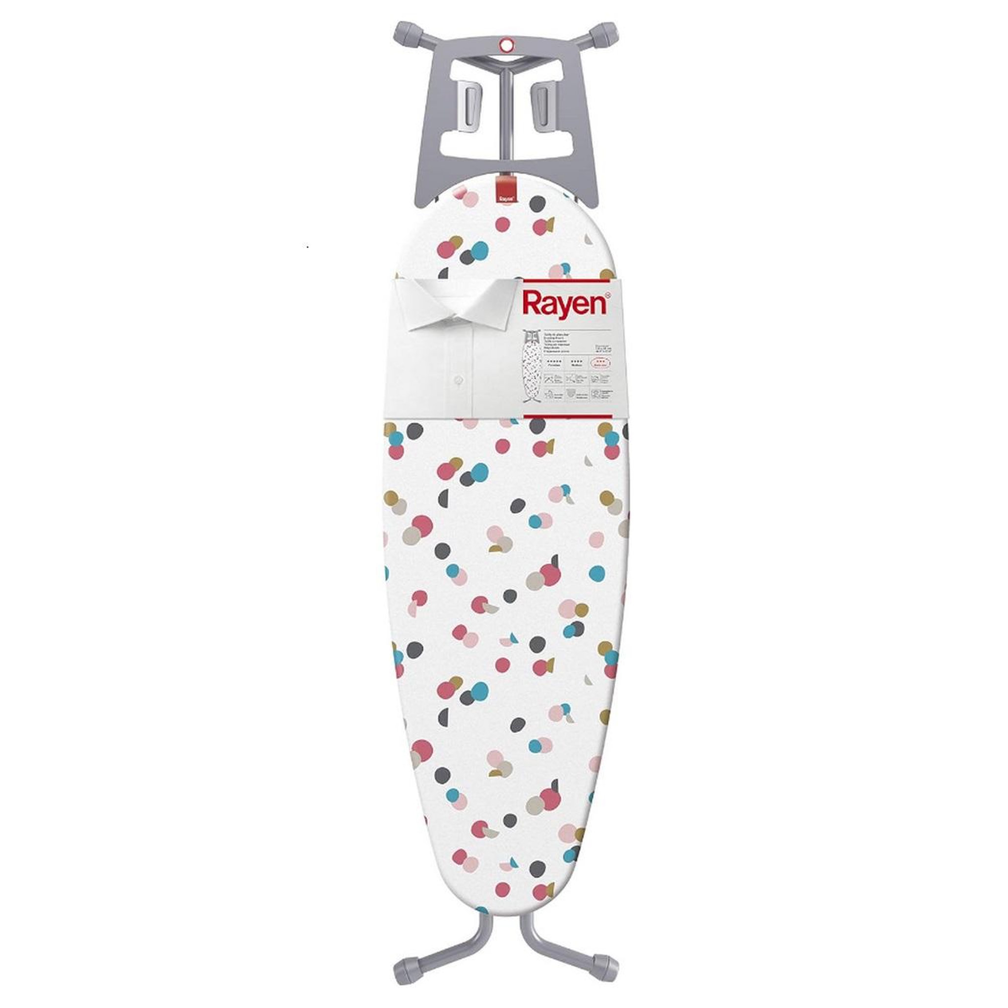 Voir la diapositive 3 : Rayen Table à repasser 112x35cm multicolore - 6136.02