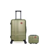 SWISS KOPPER SWISS KOPPER - LOT DE 2 - Valises weekend et vanity USTER. Coloris disponibles : Bleu, Gris, Beige, Rose, Vert, Noir