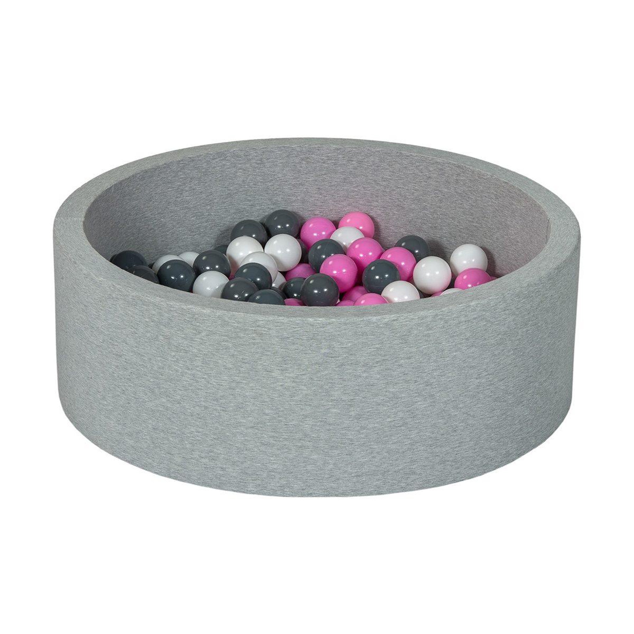 VELINDA Piscine à balles aire de jeu + 200 balles blanc,rose clair,gris