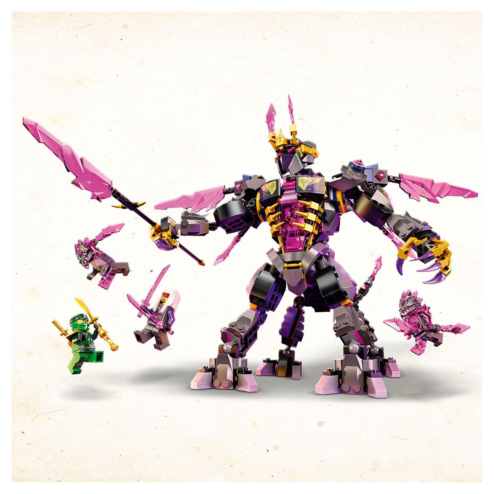Voir la diapositive 4 : LEGO Ninjago 71772 Le Roi de Cristal, Ensemble avec Figurines, dont Lloyd, pour Enfants
