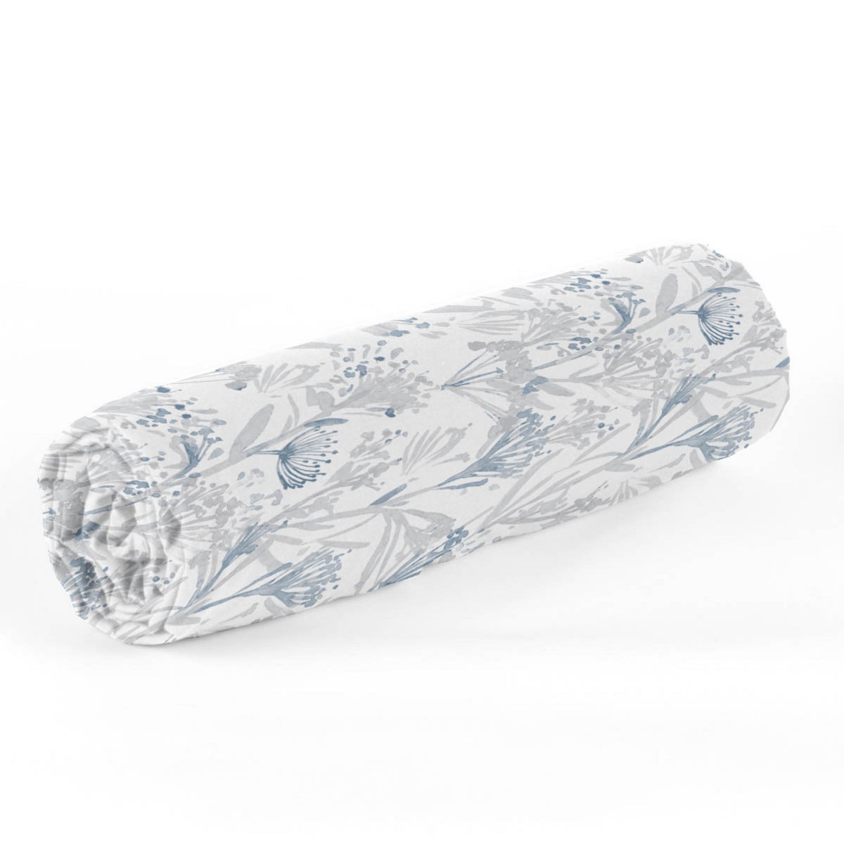 Drap housse en coton 57 fils motif floral VOLTIGE 