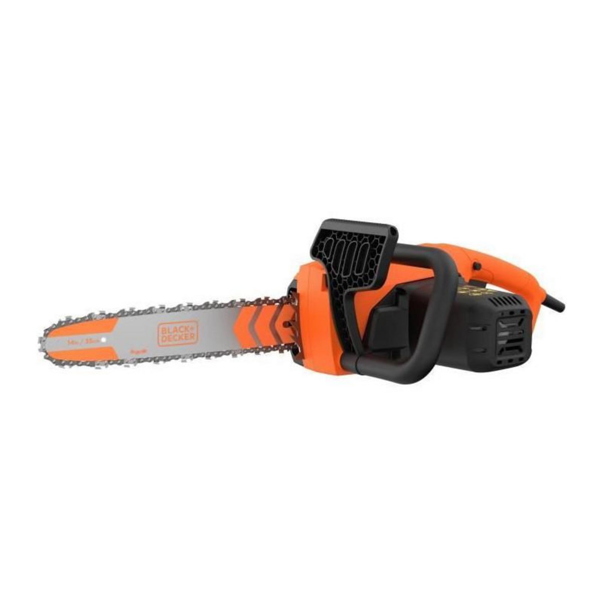 Black et Decker Tronçonneuse Filaire - BLACK+DECKER - BECS1835-QS - 1800 W - 35 cm - Tendeur de chaîne sans outil