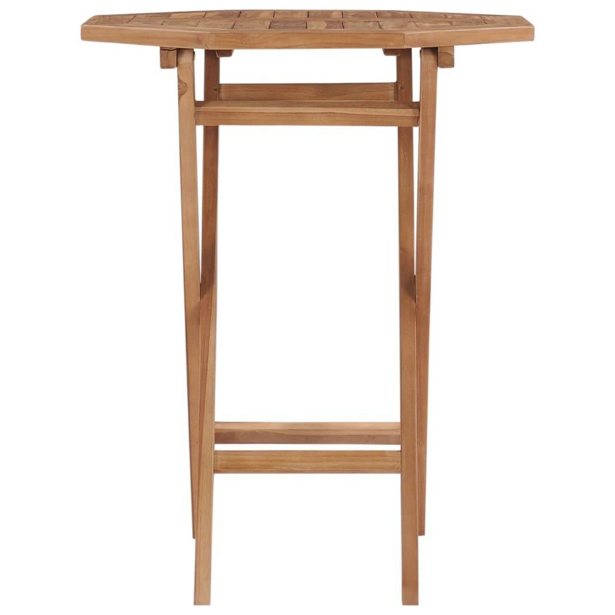 VIDAXL Table pliable de jardin 60x60x75 cm Bois de teck solide