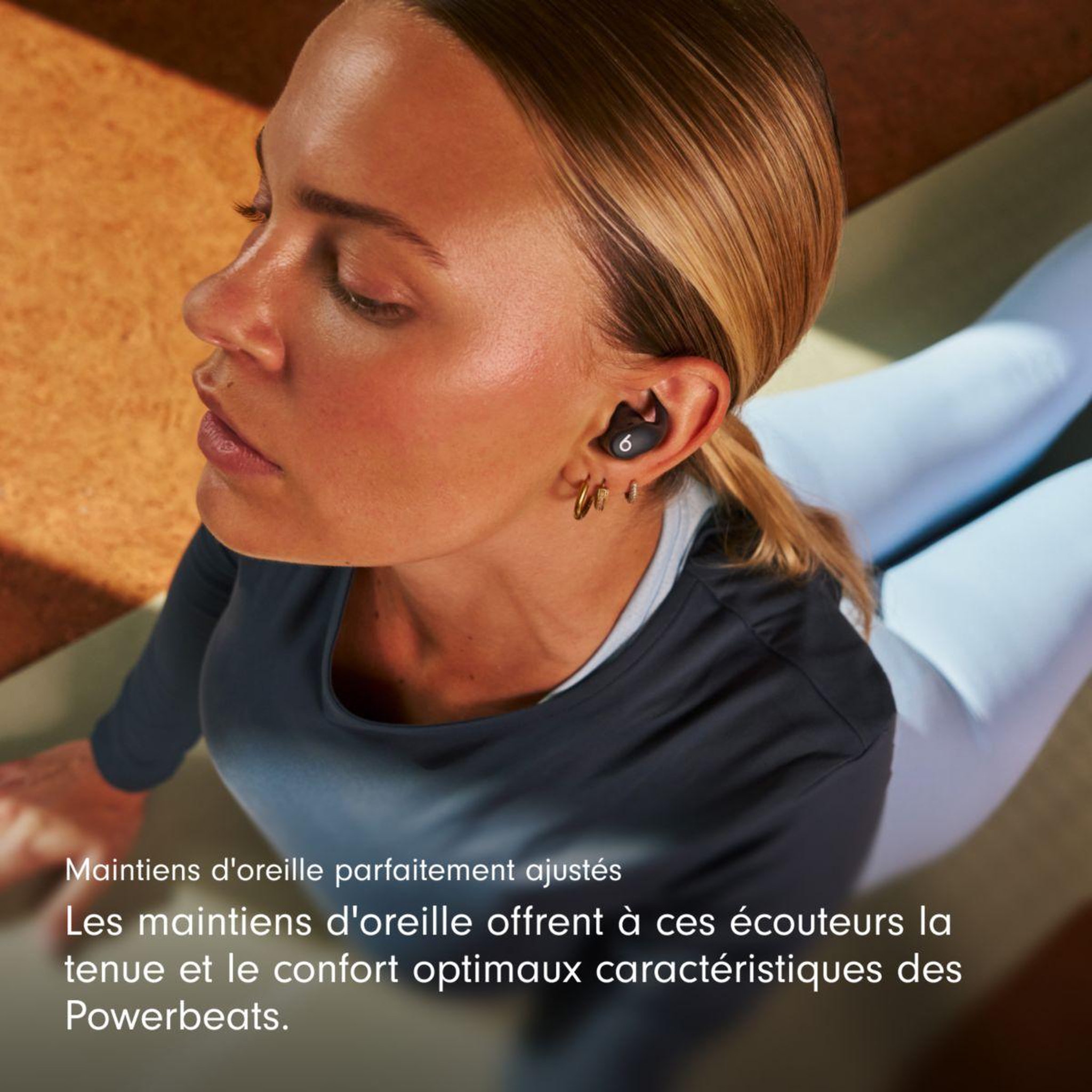 Voir la diapositive 4 : BEATS Ecouteurs sport powerbeats fit noir