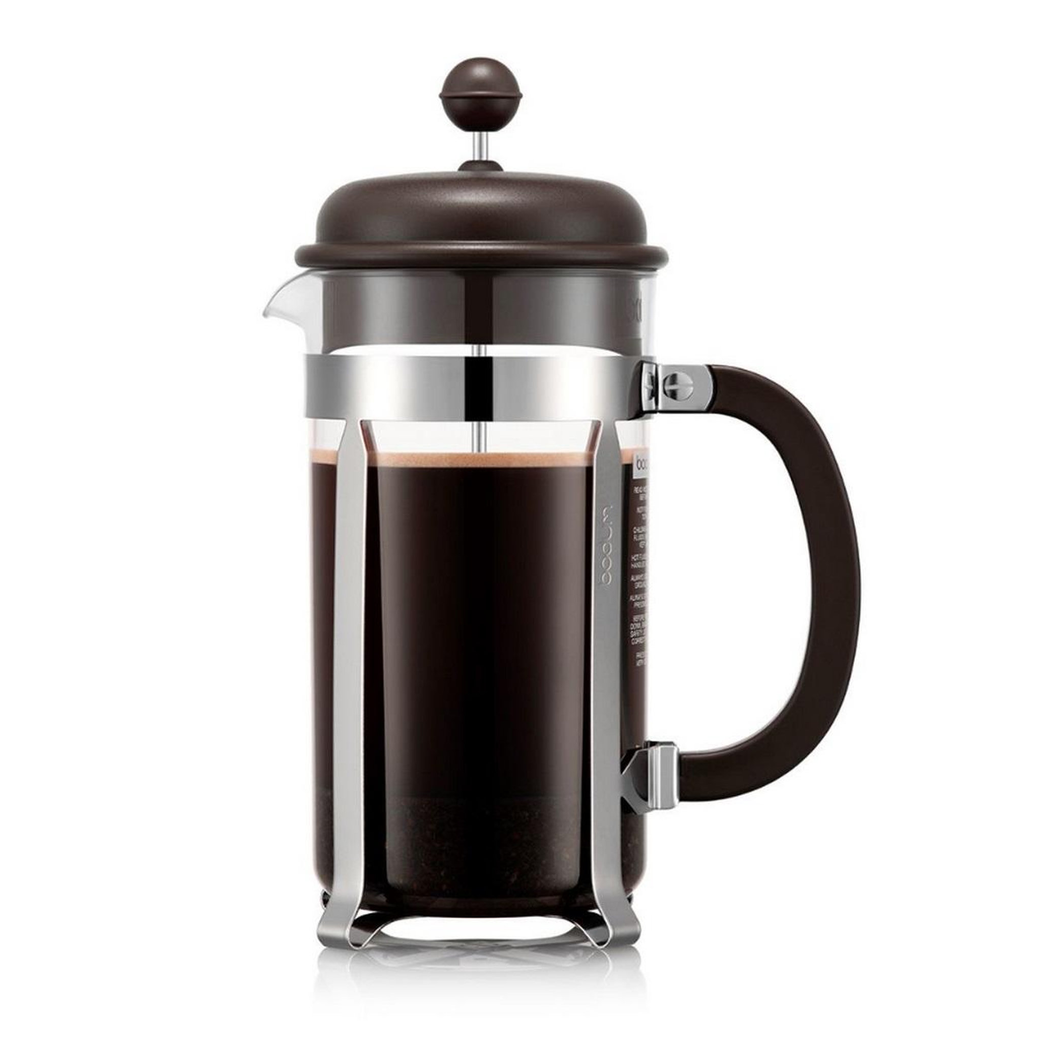 Voir la diapositive 2 : Bodum Cafetière à piston 8 tasses 1l marron - 1918-451btr