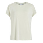 Vila Top  Femme Vila Vipapsi. Coloris disponibles : Beige