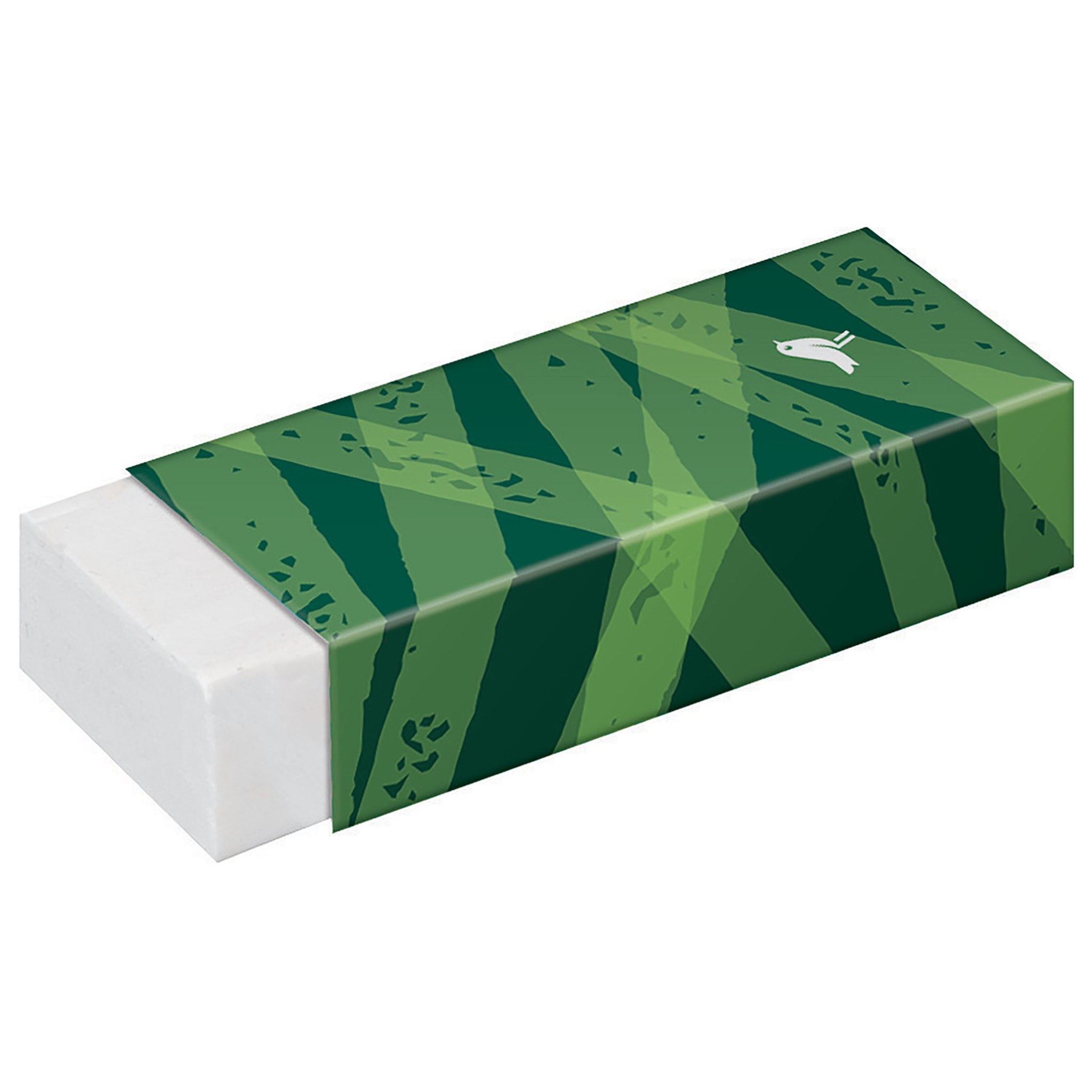 Voir la diapositive 2 : AUCHAN Gomme en plastique - blanc