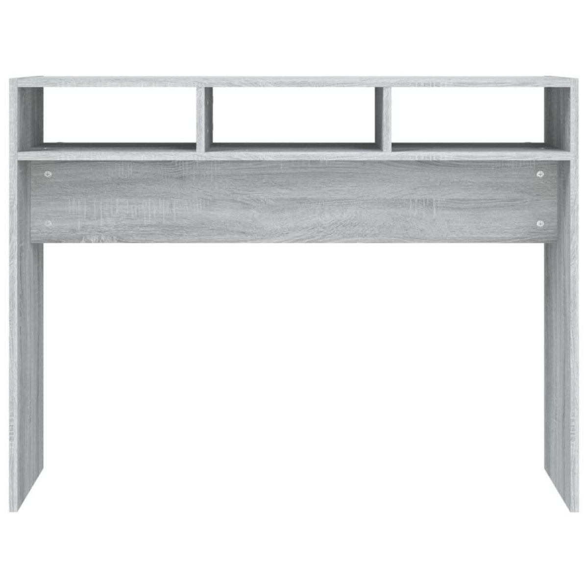VIDAXL Table console Sonoma gris 105x30x80 cm Bois d'ingenierie