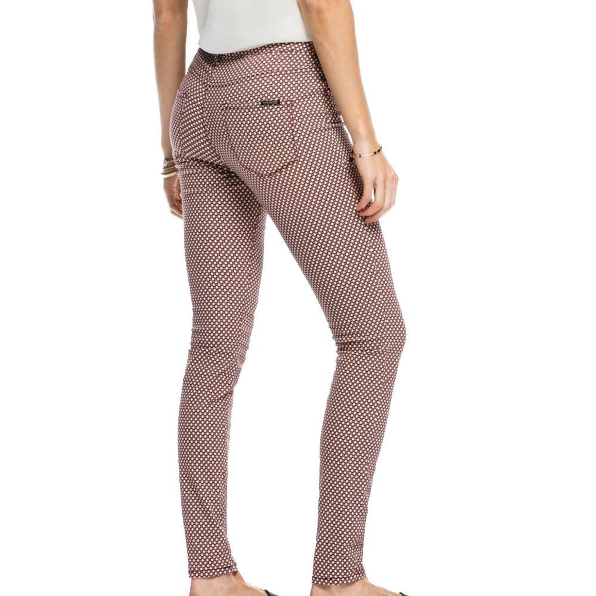 Voir la diapositive 2 : Scotch & Soda Pantalon Étoiles Bordeaux Skinny Femme Scotch & Soda