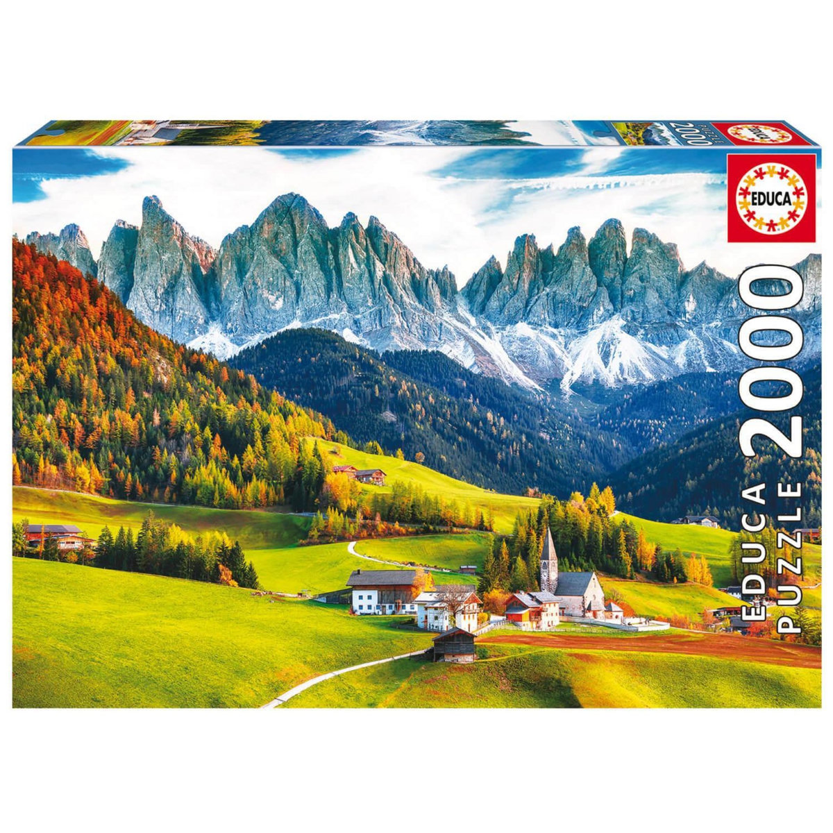 EDUCA AUTOMNE DANS LES DOLOMITES - Puzzle de 2000 pieces